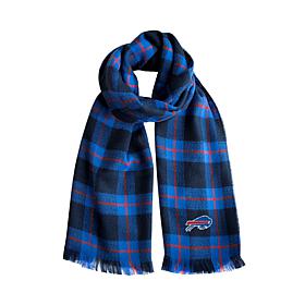 Officially Licensed NFL Plaid Blanket Scarf - Buffalo Bills 