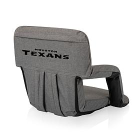 Officially Licensed NFL Portable Reclining Stadium Seat - Texans