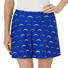 Officially Licensed NFL Printed Record Knit Skort by Concepts Sport