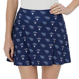 Officially Licensed NFL Printed Record Knit Skort by Concepts Sport