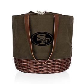 Officially Licensed NFL San Francisco 49ers Basket Tote Bag