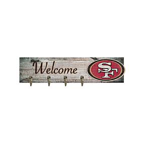 Officially Licensed NFL San Francisco 49ers Coat Hanger 6" x 24"