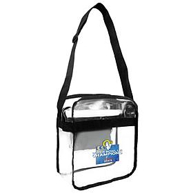 Officially Licensed NFL Super Bowl 56 Champs Clear Crossbody - Rams