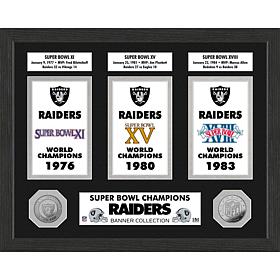 Officially Licensed NFL Super Bowl Collection Photo Mint - Raiders