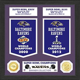 Officially Licensed NFL Super Bowl Collection Photo Mint - Ravens 