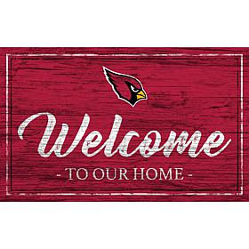 Officially Licensed NFL Team Color Sign - Arizona Cardinals