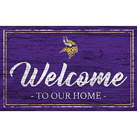 Officially Licensed NFL Team Color Sign - Minnesota Vikings
