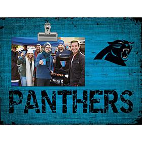 Officially Licensed NFL Team Name Clip Frame - Carolina Panthers
