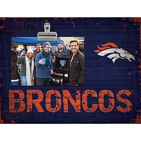 Officially Licensed NFL Team Name Clip Frame - Denver Broncos