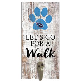 Officially Licensed NFL Tennessee Titans Dog Leash Holder Sign