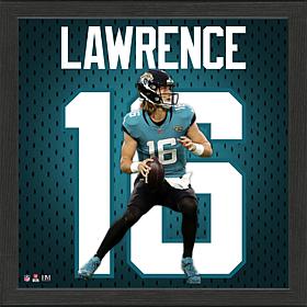 Officially Licensed NFL Trevor Lawrence Jaguars Impact Jersey Frame