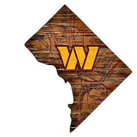 Officially Licensed NFL Washington Commanders Distressed State w/ Logo