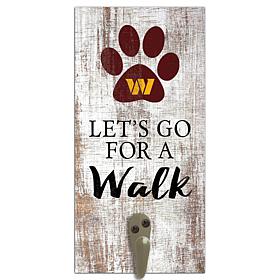 Officially Licensed NFL Washington Commanders Dog Leash Holder Sign