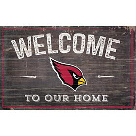 Officially Licensed NFL Welcome Sign - Arizona Cardinals