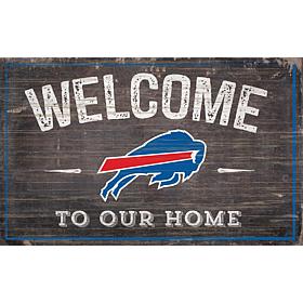 Officially Licensed NFL Welcome Sign - Buffalo Bills