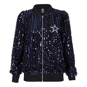 Officially Licensed NFL Women's Sequin Jacket from Fabgating by Cucé