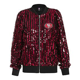 Officially Licensed NFL Women's Sequin Jacket from Fabgating by Cucé
