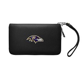 Officially Licensed NFL Zip Organizer Wallet - Baltimore Ravens