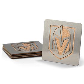 Officially Licensed NHL Boasters 4pc Coaster Set- Vegas Golden Knights