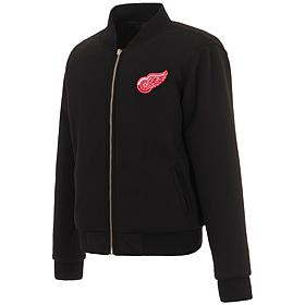 Officially Licensed NHL Detroit Red Wings Ladies Fleece & Nylon Jacket