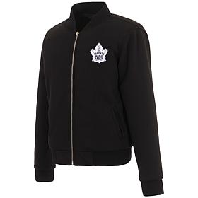 Officially Licensed NHL Maple Leafs Ladies Fleece & Nylon Jacket