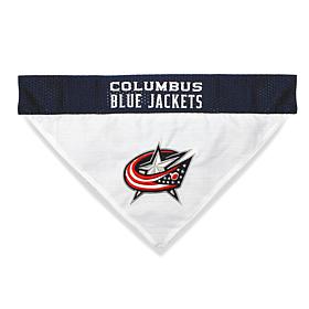 Officially Licensed NHL PetsFirst Blue Jackets Reversible Bandana