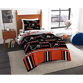 Officially Licensed NHL Twin Bed In a Bag Set - Philadelphia Flyers