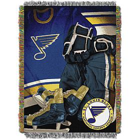 Officially Licensed NHL Vintage Woven Tapestry Throw Blanket - Blues