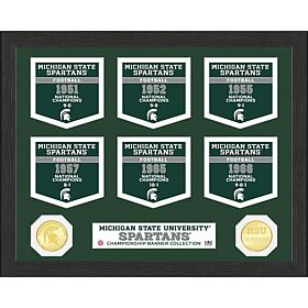 Officially Licensed Ntl Champ Banner Coll Photo - Michigan State Univ.