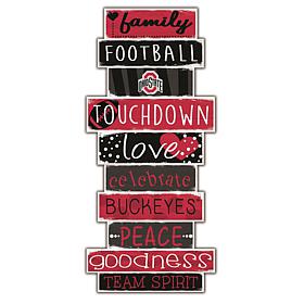 Ohio State University Celebrations Stack 24" Sign 