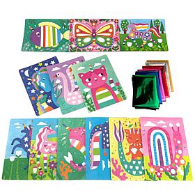 OOLY Foil-tastic Foil Art and Coloring Set Whimsical World