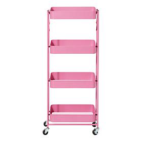 Origami 4-Tier Rolling Cart with Wheels