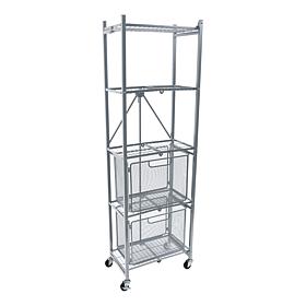 Origami Slim Pantry Rack with Drawers