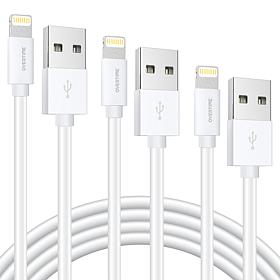 Overtime Apple MFi-Certified 4', 6' & 10' Lightning to USB Cables