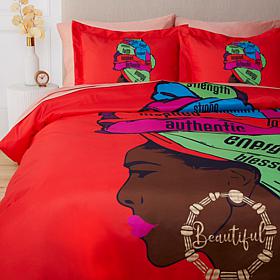Pardon My Fro 3-piece King Duvet Cover Set