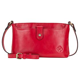 Patricia Nash Aimee Vintage Distressed Leather or Canvas Crossbody Bag