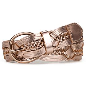 Patricia Nash Melissa Braided Leather Belt