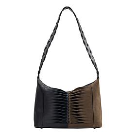 Patricia Nash Milo Twisted Braid Leather Shoulder Bag