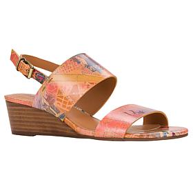 Patricia Nash Mirella Leather Wedge Sandal