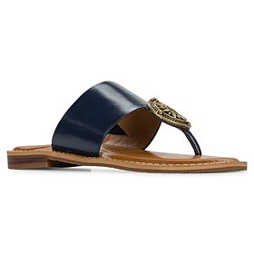 Patricia Nash Niki Leather Compass Medallion Sandal