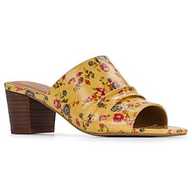 Patricia Nash Poema Leather Heel Sandal