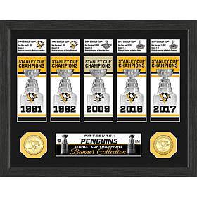 Penguins Stanley Cup Championship Banner Collection