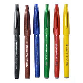 Pentel Brush-Tip Sign Pen Sets