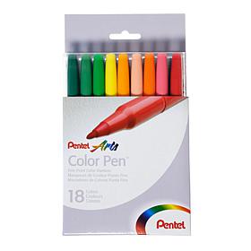 Pentel S360 Color Pen Sets - Set of 18