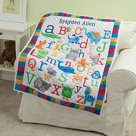Personalized ABC Quilt - Primary Colors