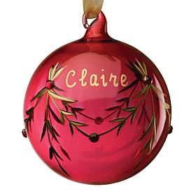 Personalized Birthstone Ornament