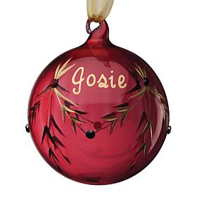 Personalized Birthstone Ornament