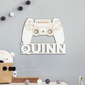 Personalized Game Controller White Wood Plaque