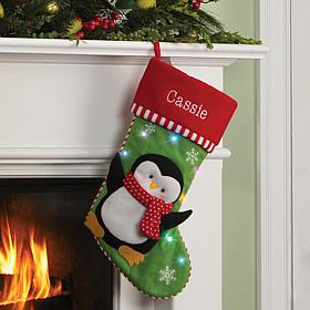 Personalized Twinkling LED Stocking