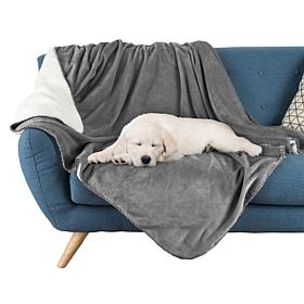 Pet Adobe Waterproof Pet Blanket 50”x 60” - Gray